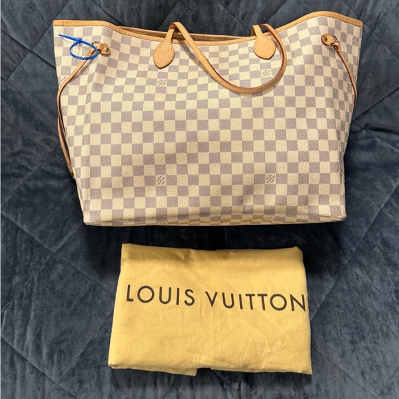 LOUIS VUITTON DAMIER AZUR NEVERFULL GM - Picture 2 of 9